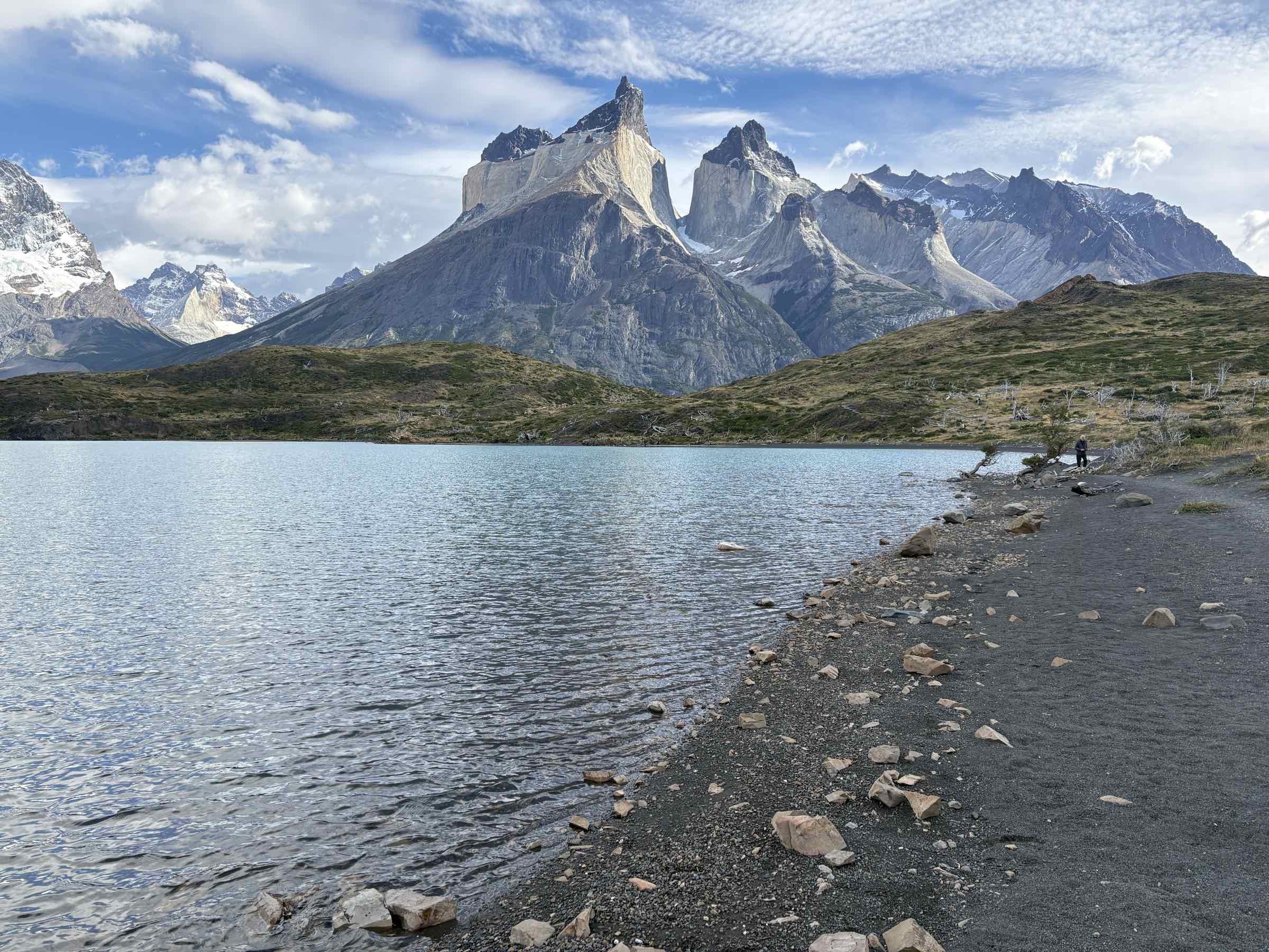 The Cuernos del Paine above Lago Pehoé, Torres del Paine, Chile